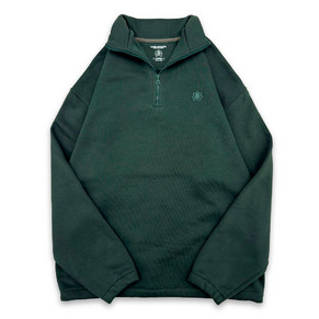 GREEN HALF-ZIP