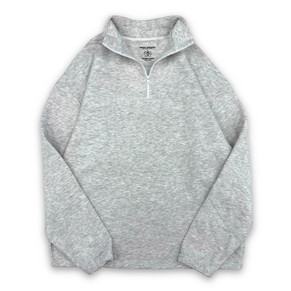 GREY HALF-ZIP
